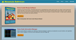 Desktop Screenshot of mountainsoftware.com